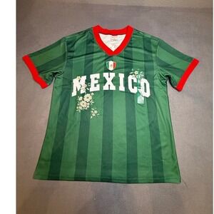 Rare Target 2026 World Cup Mexico Floral Soccer Jersey Zoe&Liv Retro style Mediu